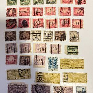 Vintage US Postal Stamps Lot